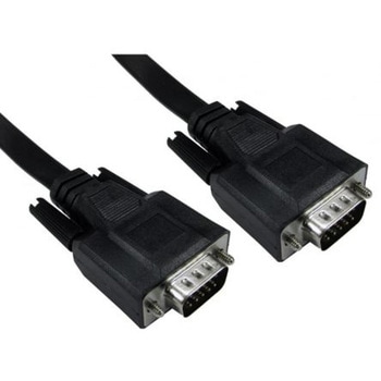 15m SVGA Male to Male Cable - Flat RS PRO