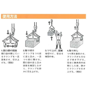 石材吊クランプ イーグルクランプ コンクリート製品用クランプ 【通販 