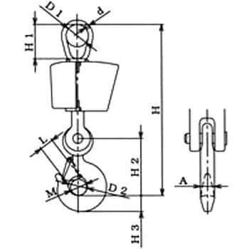 OCS-XZ-AN-10 クレーンスケール 1個 イーグルクランプ 【通販サイト