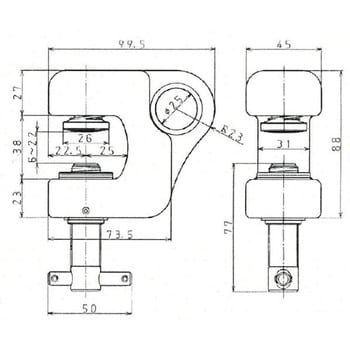 SC-150 安全帯用クランプ 1個 イーグルクランプ 【通販モノタロウ】