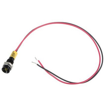 RS PRO パイロットランプ, 24V dc, 黄, 実装ホールサイズ:6mm RS PRO
