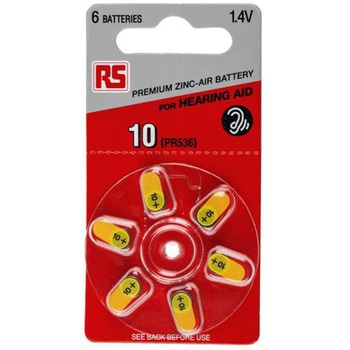 RS PRO コイン電池, 空気亜鉛電池, 1.4V RS PRO