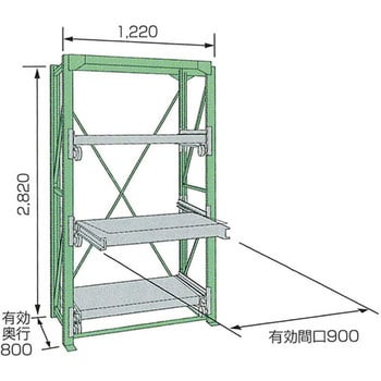 ムラテックKDS SSR3012SSP スライドシェルフ-