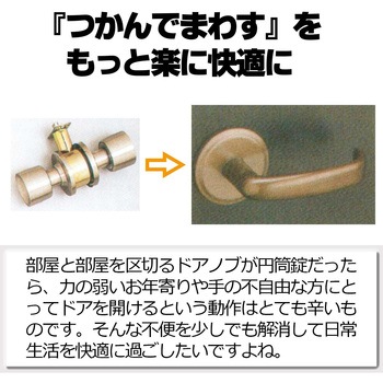 室内用レバー錠 通路用セット 通路の錠 WAKI