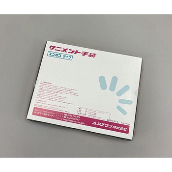 サニメント手袋  (PE・厚手タイプ) エンボス アズワン