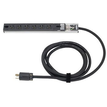 コンセントバー(100V 20A 6口 コンパクトタイプ) 摂津金属工業