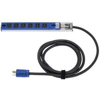 コンセントバー(100V 20A 6口 コンパクトタイプ) 摂津金属工業