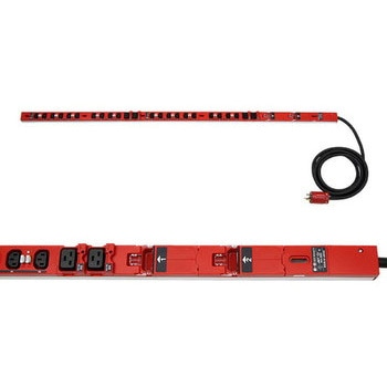 コンセントバー (200V 30A 24口 サーキットプロテクタ付) 摂津金属工業