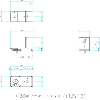 D30吊ブラケットAタイプ 岡田装飾金物