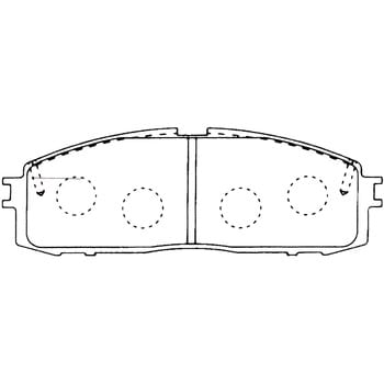 ブレーキパッド ミヤコ自動車 国産車用ブレーキパッド 通販モノタロウ Md 001