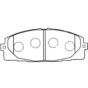 D2251-02 ディスクパッド 1セット(4枚) MKカシヤマ 【通販サイトMonotaRO】