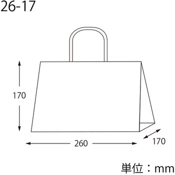 手提げ紙袋 オブロングバッグ HEIKO