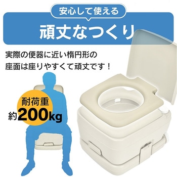 ポータブル水洗トイレ 萬方