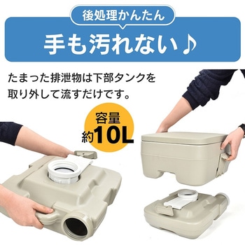 ポータブル水洗トイレ 萬方