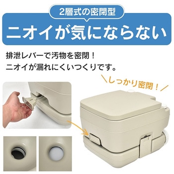 ポータブル水洗トイレ 萬方