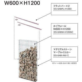 かご彩 ガビオン(じゃかご) かごウォール エスペランド
