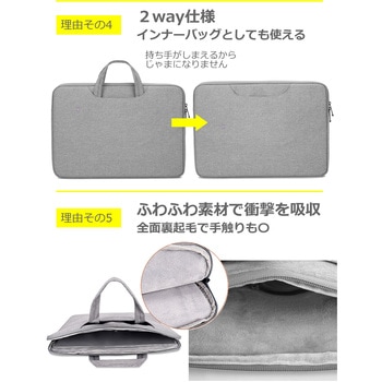 ノートPC 2way バッグ と HP EliteBook 640 G10 Notebook PC 2024年版 14インチ 液晶保護フィルム 2点セット メディアフューチャー