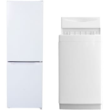 【家電セット】2点セット (6kg洗濯機 157L冷蔵庫) YAMAZEN(山善)