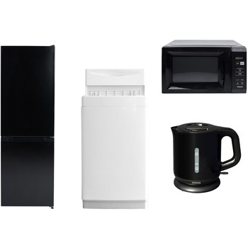 【家電セット】4点セット (6kg洗濯機 157L冷蔵庫 電子レンジ 電気ケトル) YAMAZEN(山善)