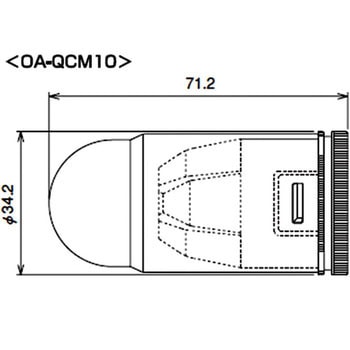 丸端子ねじ止め用絶縁キャップ(OA-QCM) オーム電機(配線パーツ)