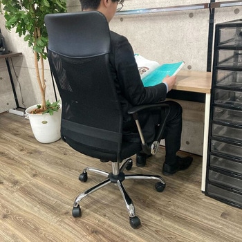 オフィスチェアハイバック メッシュタイプ アイリスオーヤマ