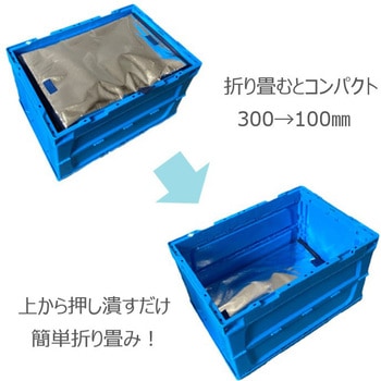オリコン用保冷BOX-Z ネット付き ホワイトバリーン