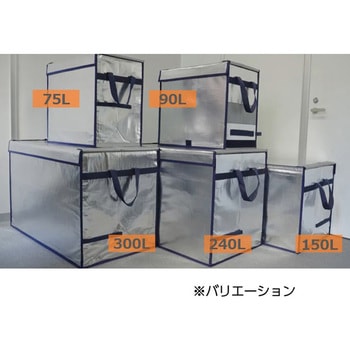 定番～超大型折りたたみ保冷BOX Zシッパー ホワイトバリーン