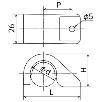 SDL7型 片サドル - オンダ製作所