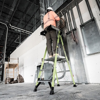 FRP上枠付き脚立 フォートレス 長谷川工業