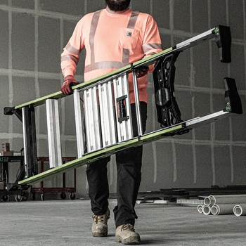 FRP上枠付き脚立 フォートレス 長谷川工業