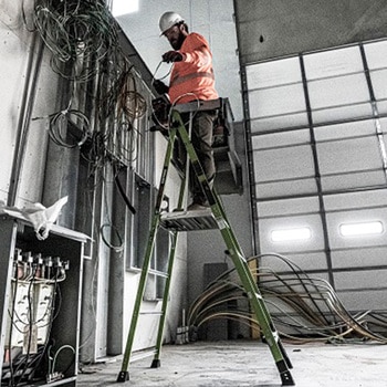 FRP上枠付き脚立 フォートレス 長谷川工業