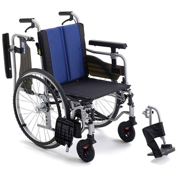 BAL-R5 モジュール車いす 自走型 ブルー(A-2)ナイロン 40 ミキ