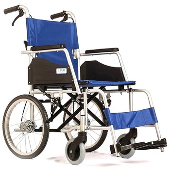 G style車いす介助型 ブルー 座幅42cm ジーピー