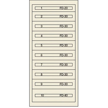 ヴィドマー ファインキャビネットFC-300L ムラテックKDS