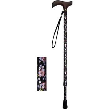 夢ライフステッキ 柄杖伸縮型(スリムタイプ)  ギフトボックス仕様 ウェルファン