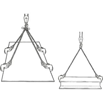 イーグル・クランプ 敷鉄板フック 使用荷重 1000kg 開口寸法 70mm JDH