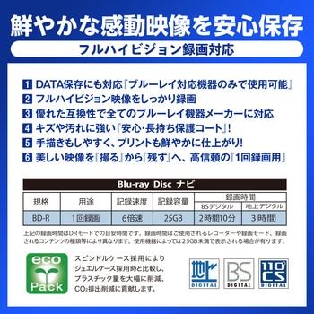 AlisanブルーレイディスクBD-R 1回録画用 ホワイトレーベル Alisan (アリサン)