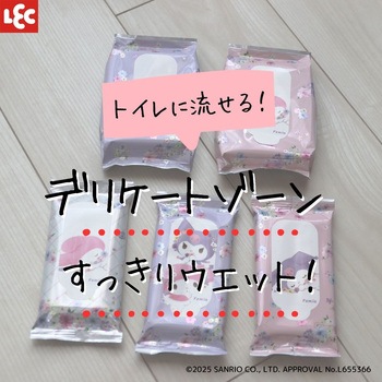フェムウェットシート サンリオ柄 LEC(レック)