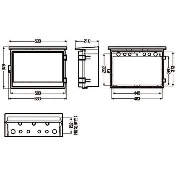 カラフルセット 3個 未来 ウオルボックス屋根付<ヨコ型> WB-15AJ