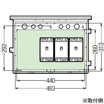 WB-15ADG ウォルボックス 屋根付(ヨコ型) 1個 未来工業 【通販サイト