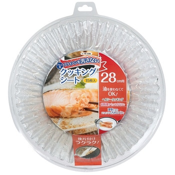 アルミ箔フライパンを汚さないクッキングシート(15枚入) パール金属