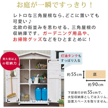 三角屋根収納庫 住まいスタイル
