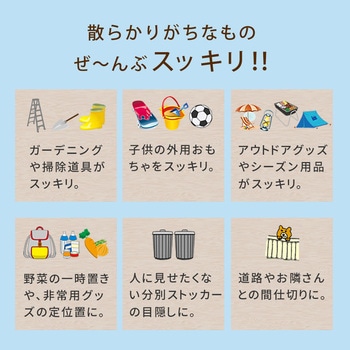 三角屋根収納庫 住まいスタイル