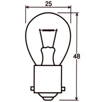 シングル球S25/BA15s 12V(ブリスターパック) STANLEY(スタンレー電気)
