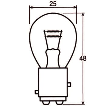 ダブル球S25/BAY15d 12V(ブリスターパック) STANLEY(スタンレー電気)