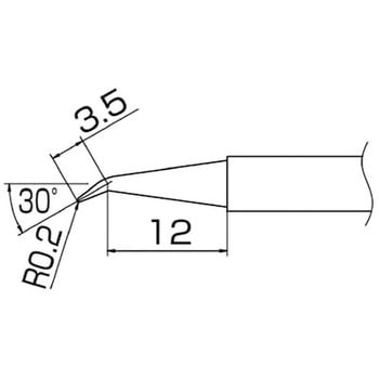 こて先(T13・鉛フリーはんだ対応) 白光