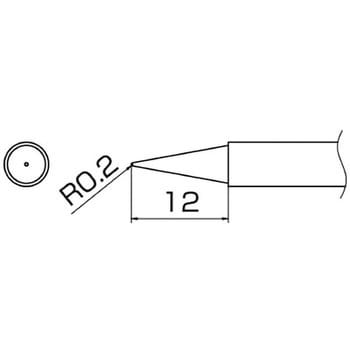 こて先(T31・鉛フリーはんだ対応・400℃) 白光 はんだごて替コテ先