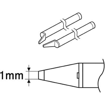 白光 こて先 ２Ｌ型 （２本入り）-