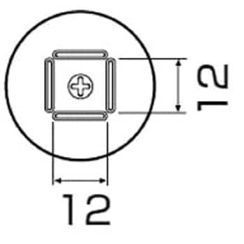 A1262B ノズル QFP 12mmX12mm 1個 白光 【通販モノタロウ】