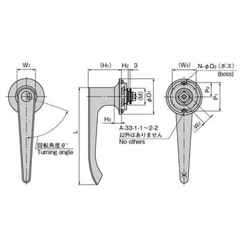 笹形ハンドル 内外電機